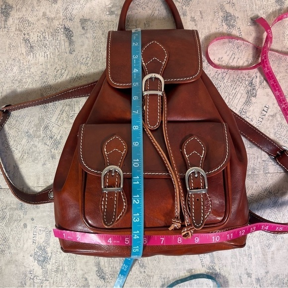 Genuine Leather Made in Italy Backpack - Picture 10 of 11